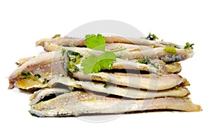 Anchovies in vinegar