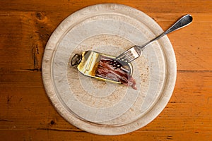 Anchovy fillets in a tin can