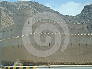 Anciant fort in Sultanat of Oman. photo