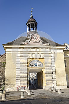 Ancien city hall of Givry in burgundy, France, SaÃ´ne-et-Loire, Colour, vertical