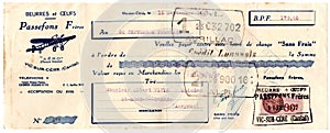 Anciennes marques franÃ§aises Passefons Freres  1937