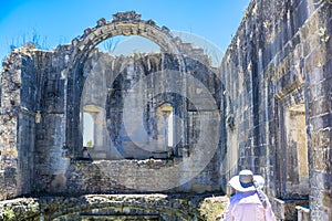 Ancient 600 year old castle in Tomar, Portugal