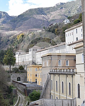 Ancient abbey of cava de `tirreni photo