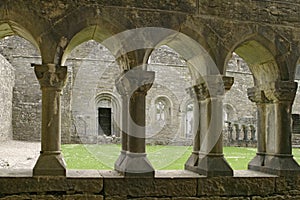 Ancient Abbey Cloisters