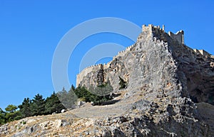 Ancient acropolis, Lindos - Rhodes Island - Greece