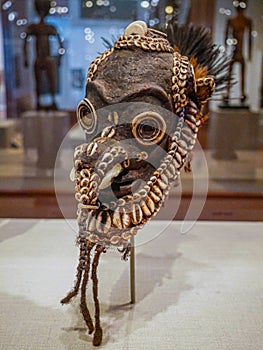 Ancient Africans art. Museum DeYoung, San Francisco, California, United States of America.