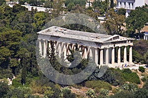 Ancient agora of Athens at Greece