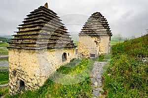 Ancient Alanian necropolis City of dead photo