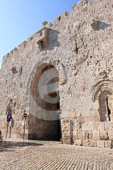 Ancient Alley in Jewish Quarter, Jerusale