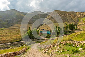 Ancient alpine village Khinalig in Azerbaijan