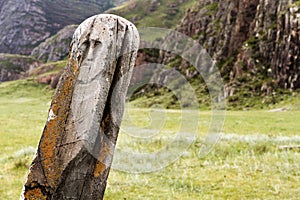 Ancient Altai deer stone
