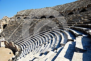 Ancient Amphitheater in Side, Turkey