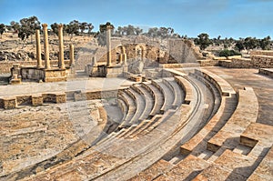 Ancient amphitheatre photo