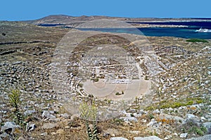 Ancient amphitheatre, Delos island