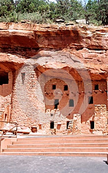 Ancient Anazasi dwellings photo