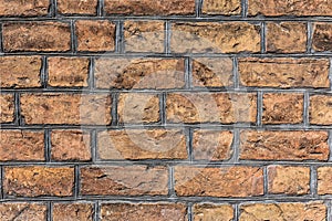 Ancient antique brick wall texture