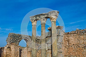 Ancient antique city of Efes, Ephesus ruins