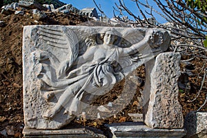 Ancient antique city of Efes, Ephesus ruins