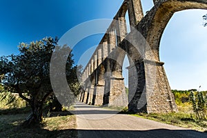 Acueducto de los Pegoes in Portugal photo