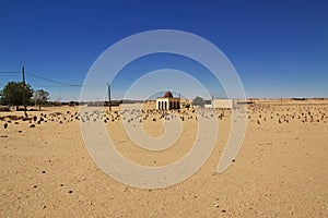 Ancient Arab cemetery in Sudan, Africa