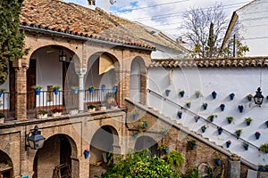 The ancient Arab market in Cordoba, Spain, now a traditional crafts market photo