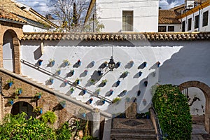 The ancient Arab market in Cordoba, Spain, now a traditional crafts market photo