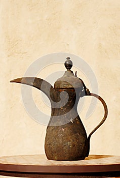 This is an ancient Arabic Beduin tea pot