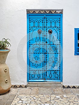 Ancient arabic door.