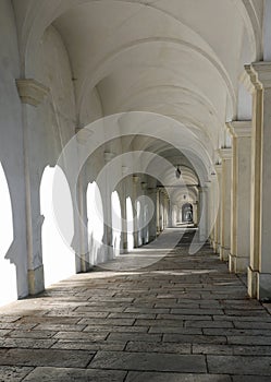 Ancient Arcades without people