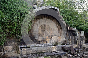 Ancient arch of Umm el Kanatir, Israel