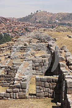 The ruins of Saksawaman near Cusco photo