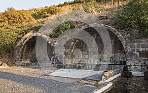 Ancient Arches over the Springs near Natur in the Golan Heights