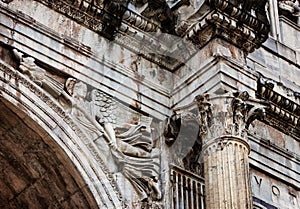 Ancient architectonic detail