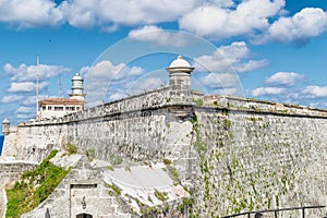 Ancient architecture in Habana, Cuba