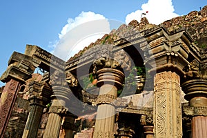 Ancient architecture of Neelkantha temple, Kalinjar fort, UP, India