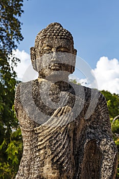 Ancient armless Buddha statue in Polonnaruwa, Sri Lanka