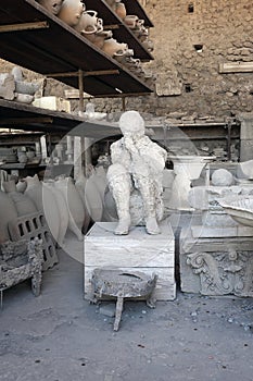 Ancient Artifacts From Pompeii photo