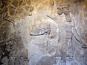 Ancient Assyrian relief