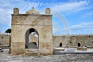 Ancient Ateshgah fire temple in Azerbaijan  in Septemer