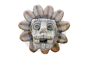 Ancient aztec relief