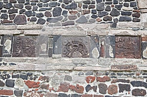 The ancient Aztec ruins of Tlatelolco in Mexico City photo