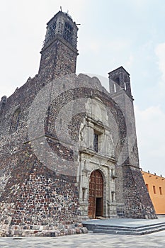 The ancient Aztec ruins of Tlatelolco in Mexico City photo