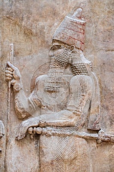 Ancient Babylonia and Assyria bas relief