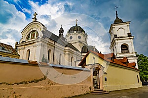 Ancient Basilian monastery.  City Zhovkva. Western Ukraine photo