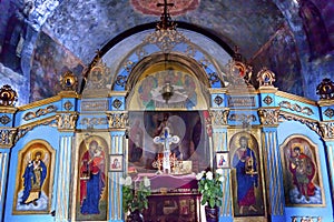 Ancient Basilica Mikhaylovsky Church Vydubytsky Monastery Kiev Ukraine photo