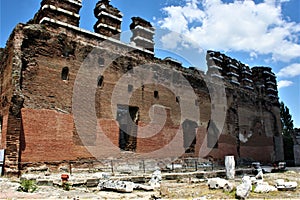 Ancient Bazilika Redhall. Bergama, Turkey