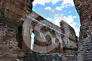 Ancient Bazilika Redhall. Bergama, Turkey