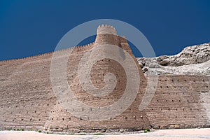Ancient beautiful fortress Ark in Bukhara, Uzbekistan