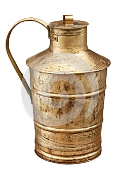 Ancient brass jug