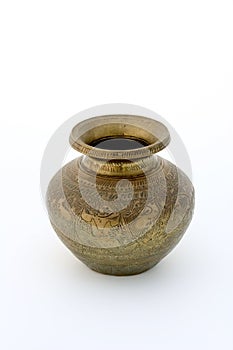 Ancient brass vase
